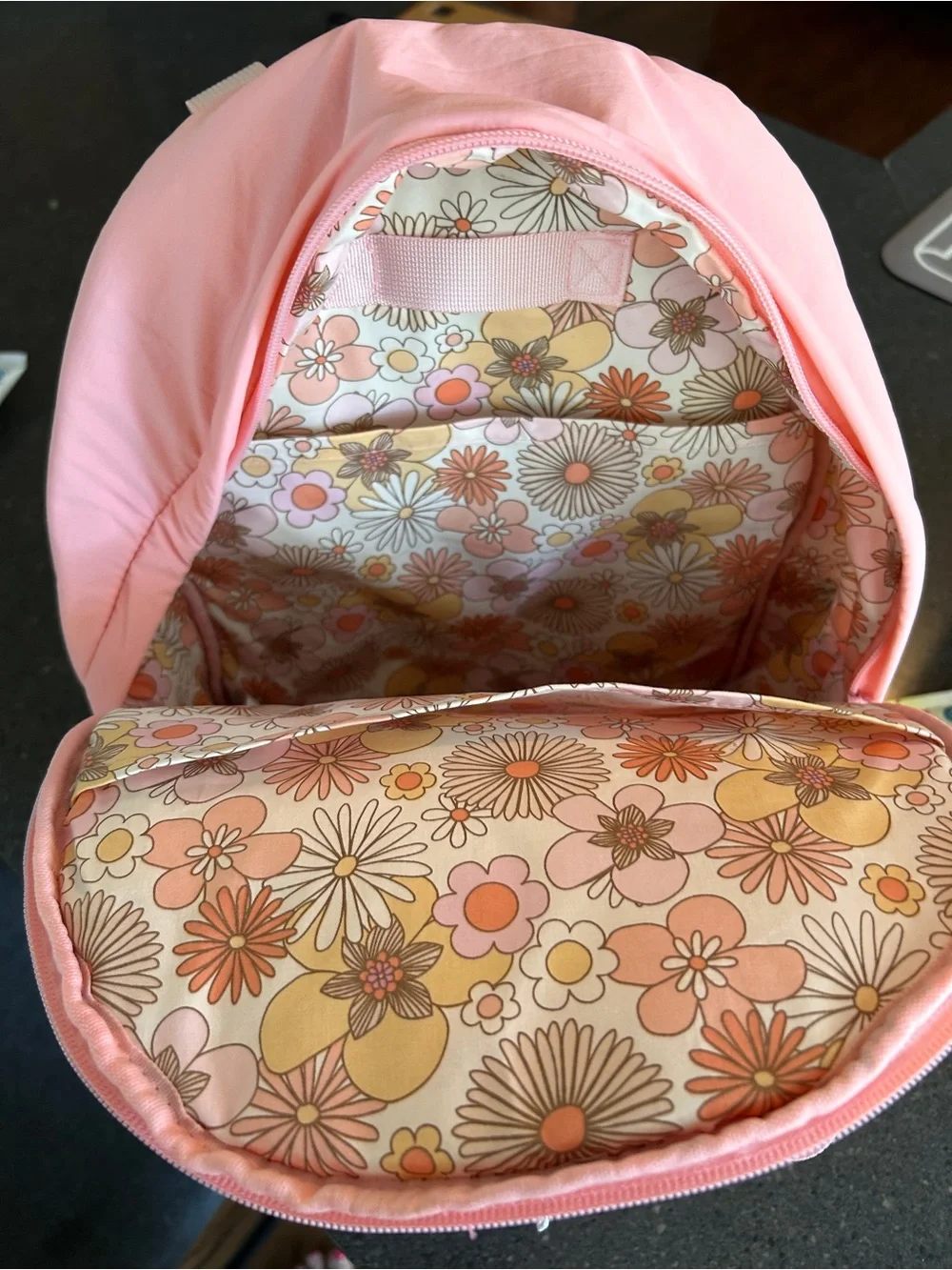 Lucy Darling Pink Floral Kids Backpack